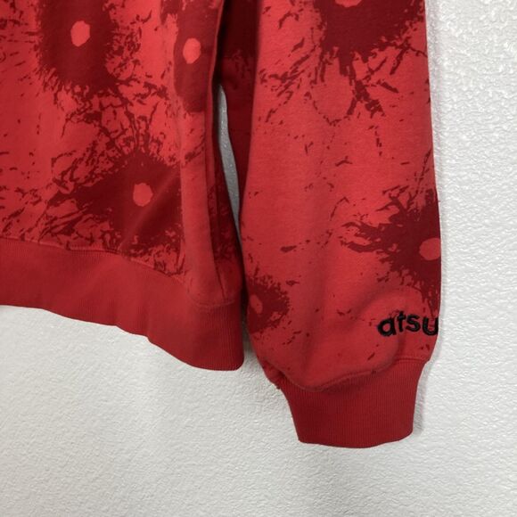 Trigun Sweatshirt Mens Large Red Crewneck Atsuko Anime Fleece Pullover Graphic - Picture 12 of 15